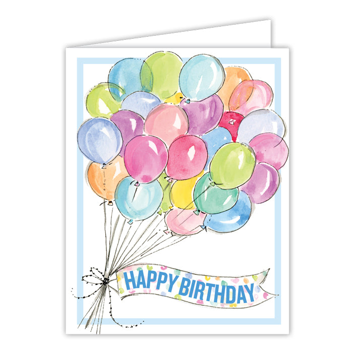 Card - Happy Birthday Bunch of Balloons