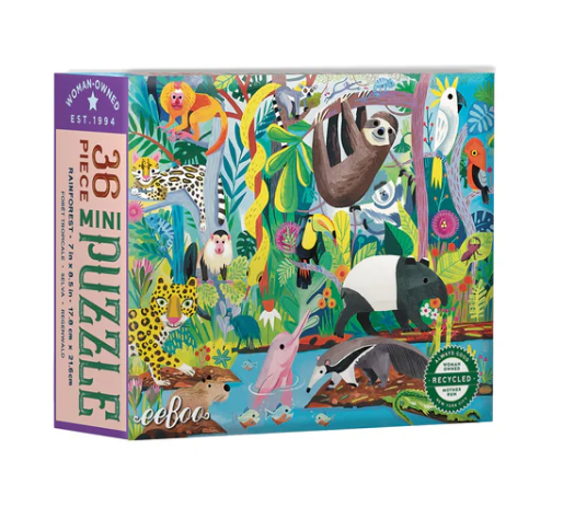 36 Piece Mini Puzzle, Wild Habitats