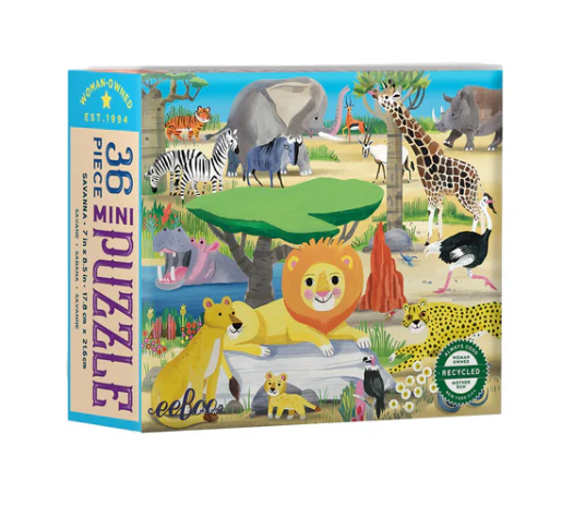 36 Piece Mini Puzzle, Wild Habitats