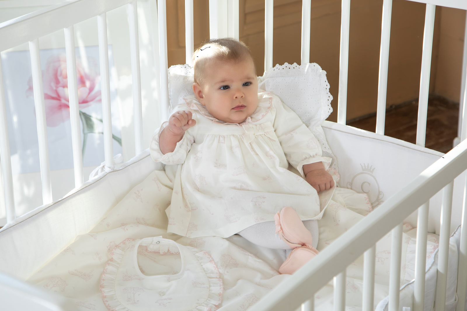 Baby Dress, Woven, Sweet Toile De Jouy