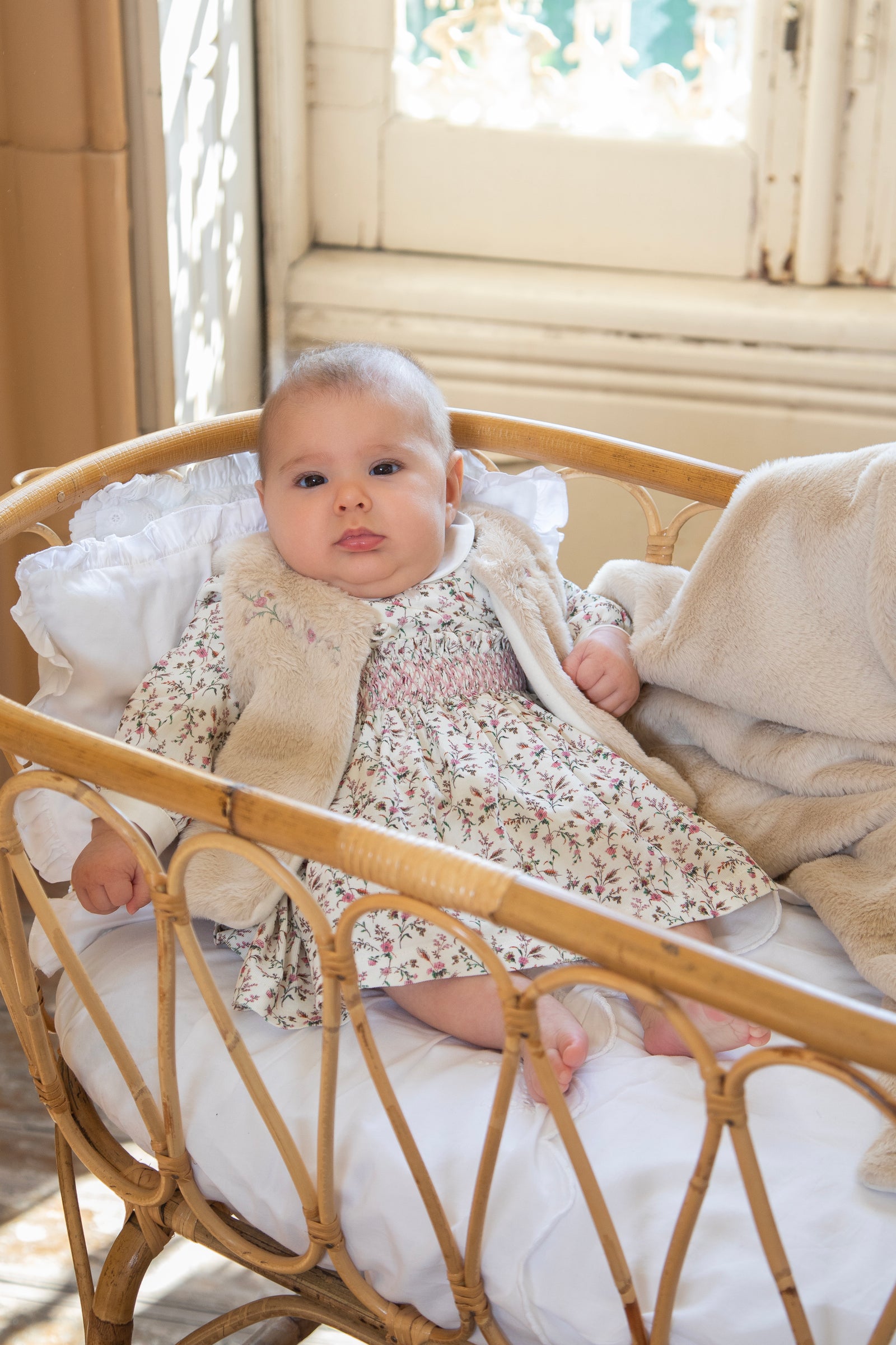 Baby Dress, Woven, Botanical Liberty