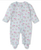 Bunny Blossoms Comp Zip Footie