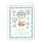 Card - Handpainted Congratulations on your New Baby Boy Hot Air Balloons
