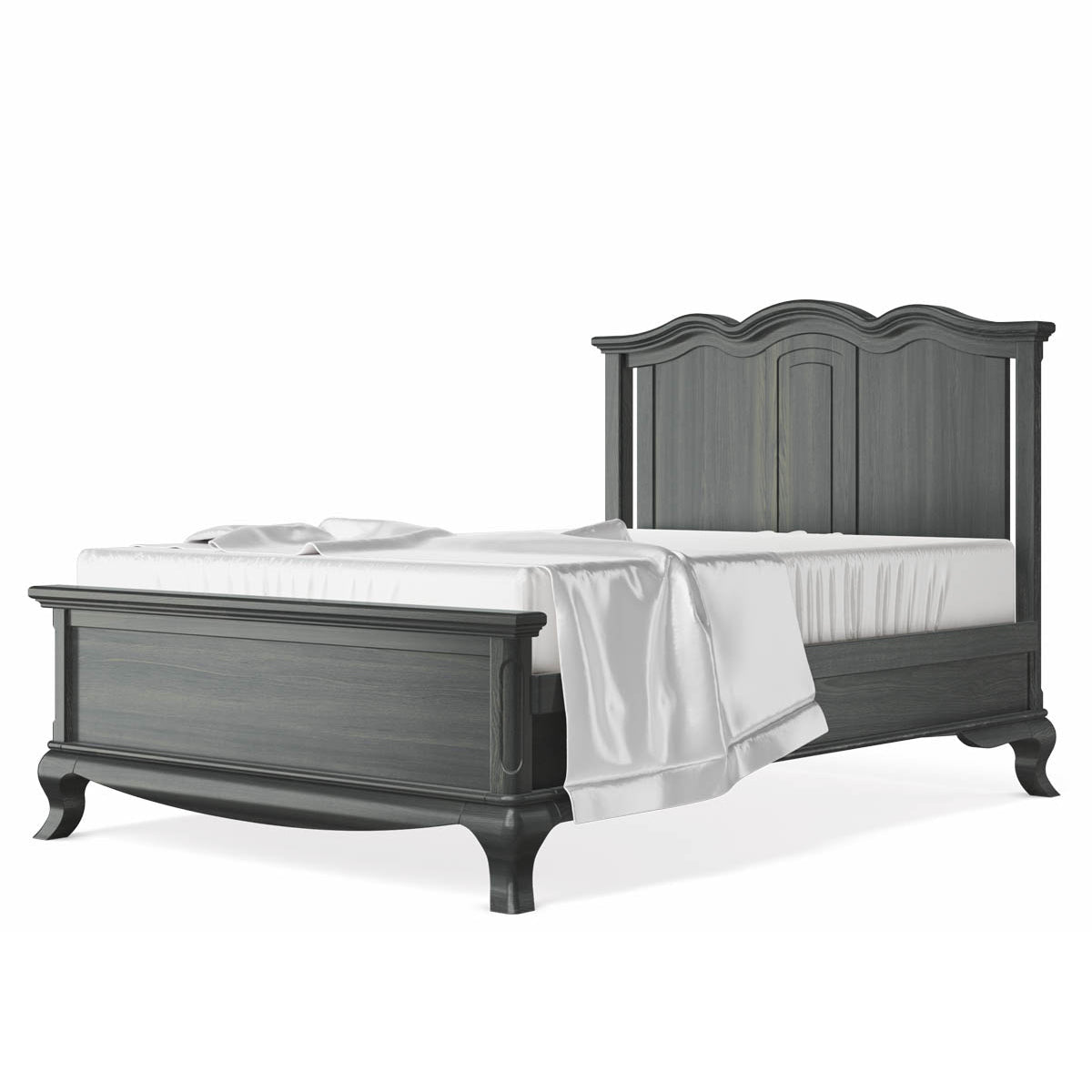 Full Bed Solid Back Espresso