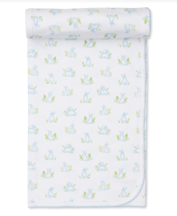 Cottontail Hollows Blanket, Blue