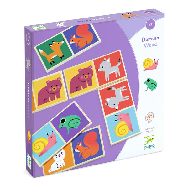 Early Learning Domino Wood