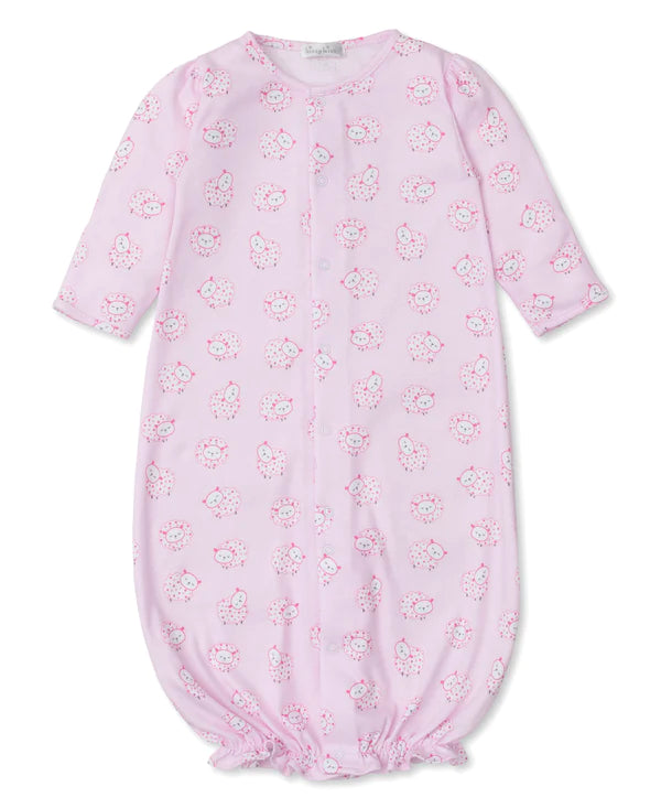 Fleecy Sheep Convertible Gown, Pink