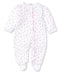 Garden Roses Ruffle Zip Footie