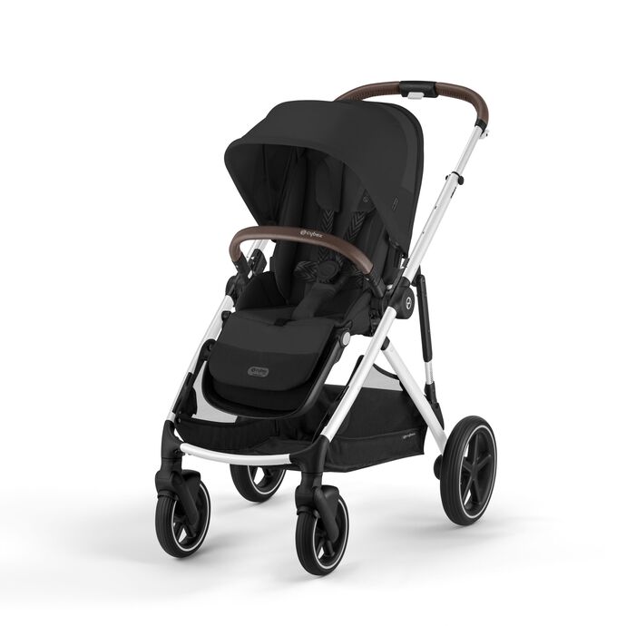 cybex gazelle s grey Cybex Gazelle S Stroller Moon Black/Silver Frame