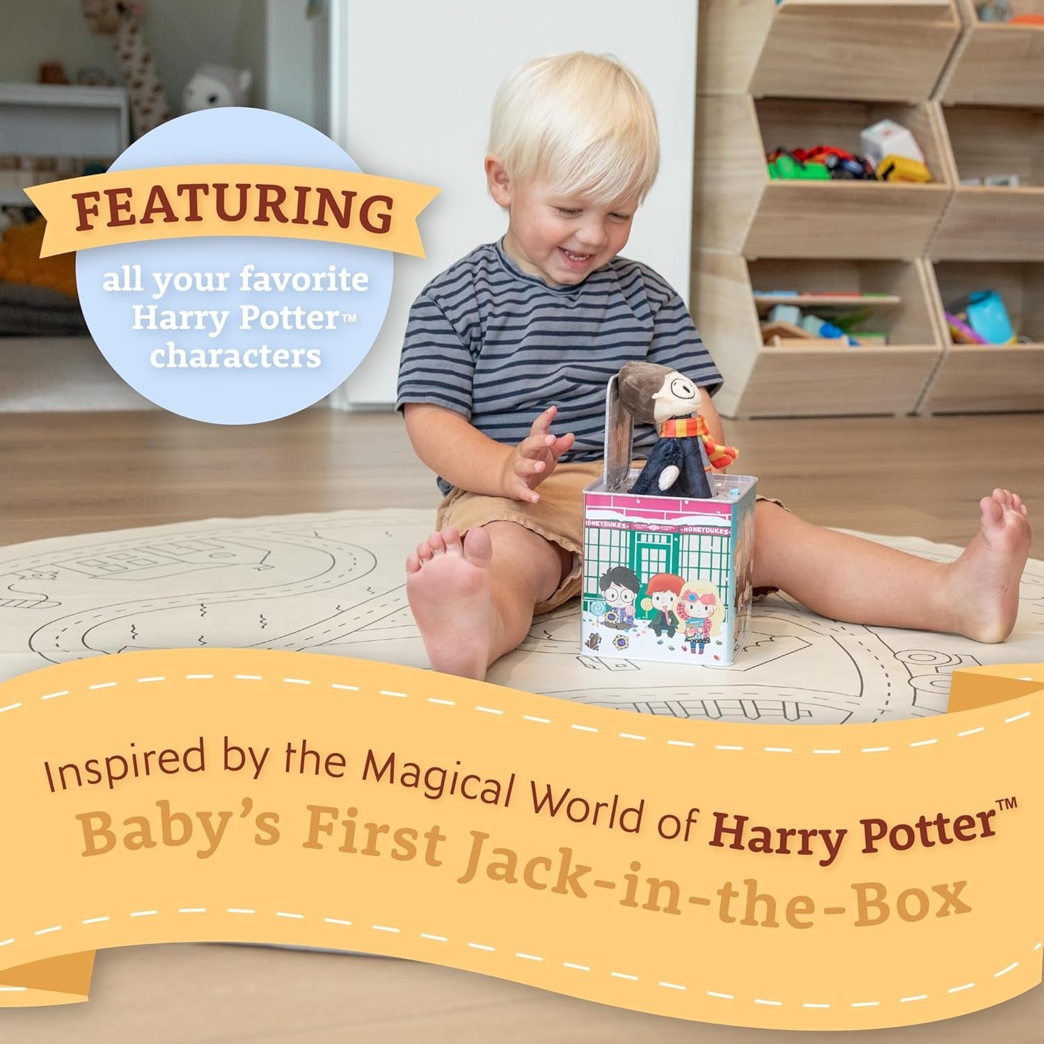 Harry Potter Hogwarts Plush Jack-in-the-Box