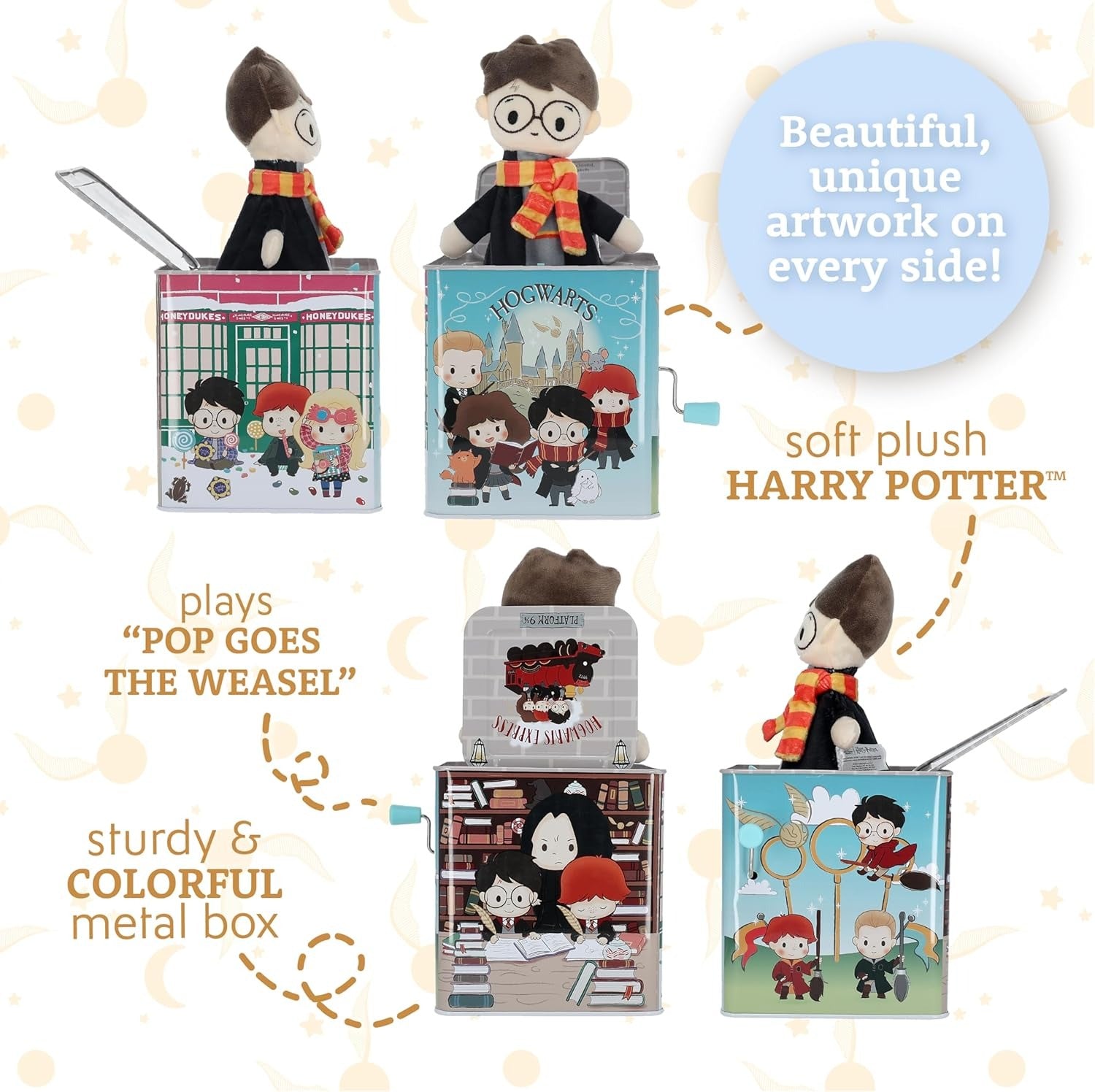 Harry Potter Hogwarts Plush Jack-in-the-Box