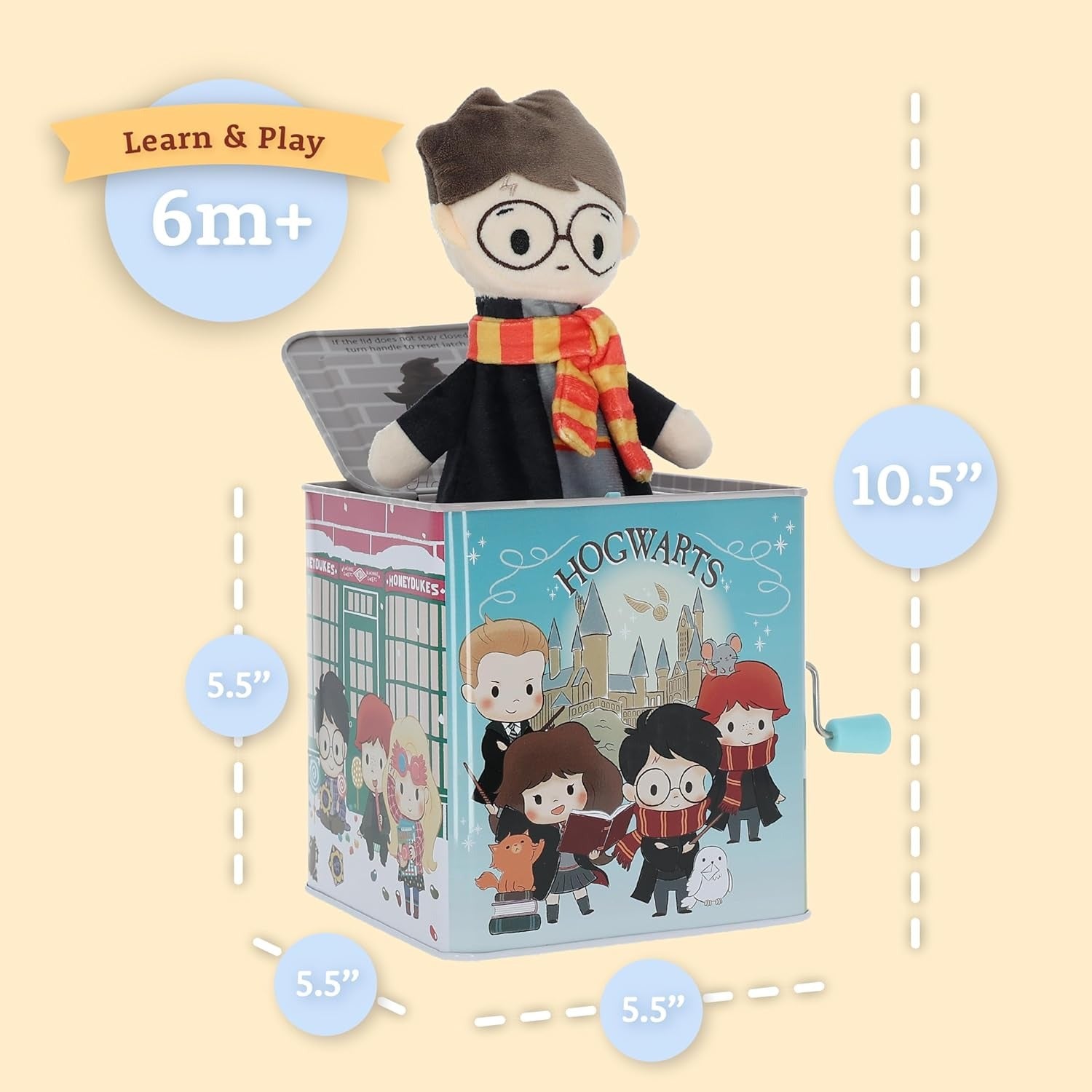 Harry Potter Hogwarts Plush Jack-in-the-Box