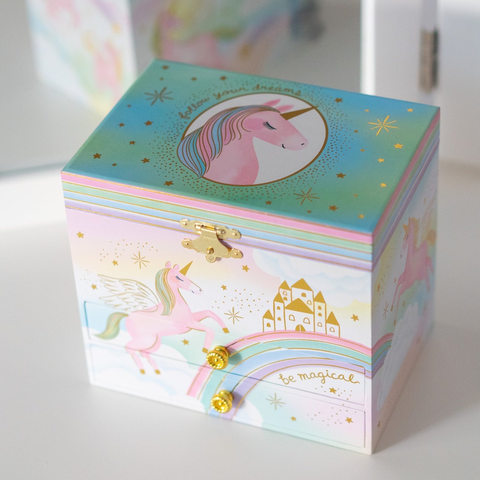 Magical Unicorn Musical Jewelry Box