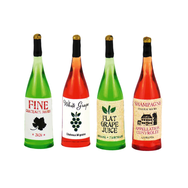 Minis - Bottles, 4 PCS