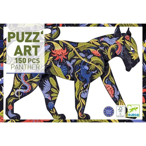 Panther 150pc Puzz'Art Shaped Jigsaw Puzzle