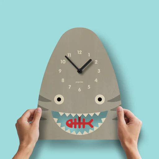 Pendulum Clock, Shark (Wood)