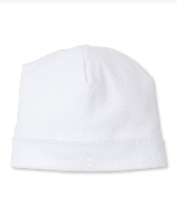Pique Cuddle Bunnies Hat, White
