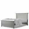 Full Bed Solid Back Vintage Grey