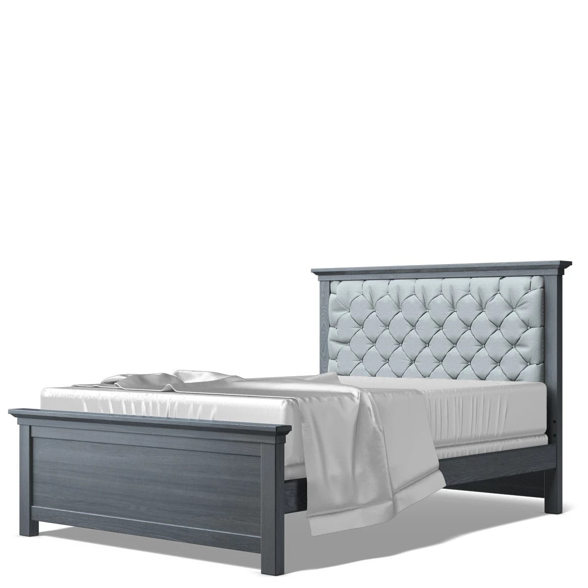 Full Bed Tufted Headboard Storm with Grey