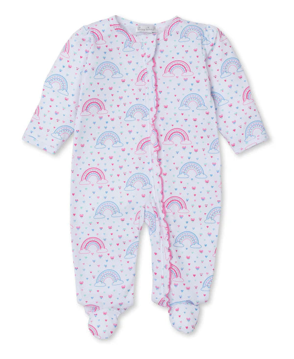 Rainbow Joy Zip Footie