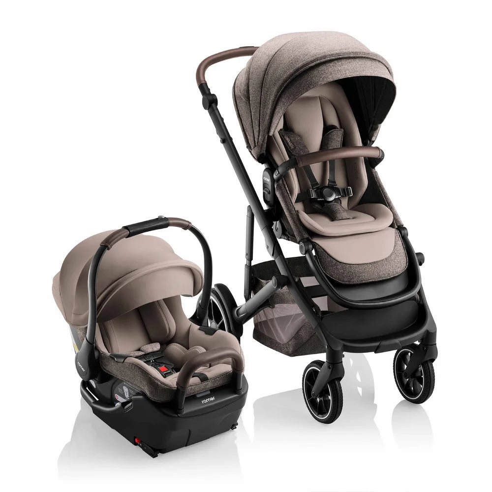 Romer Juni Infant Car Seat + Tura Stroller Travel System