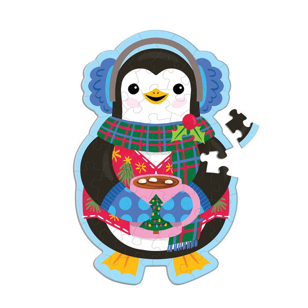 Scratch and Sniff Shaped Mini Puzzle, Penguin