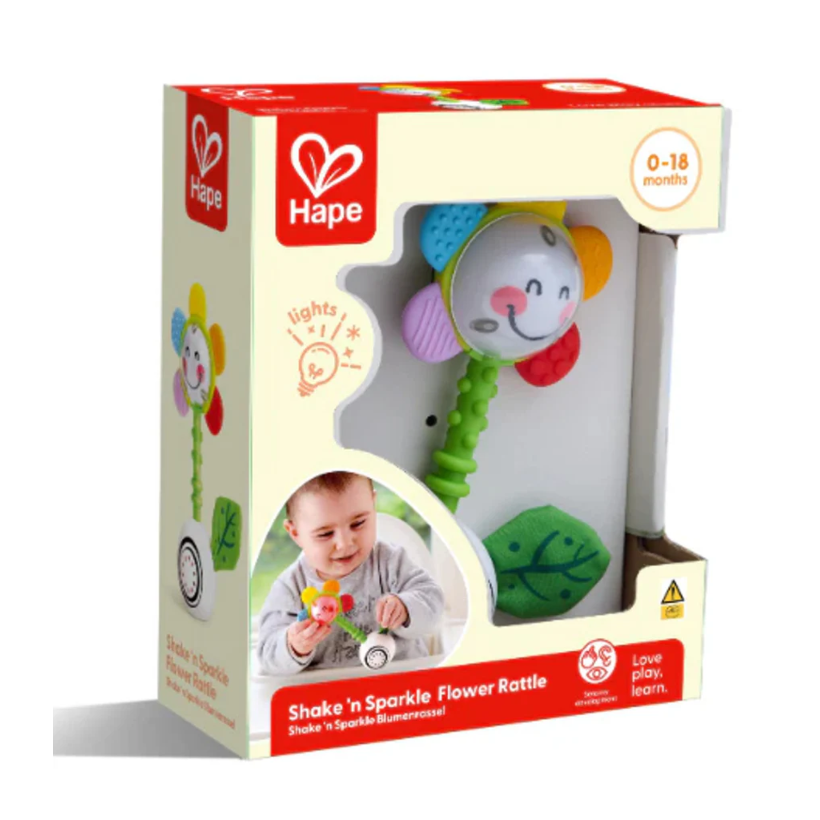 Shake 'n Sparkle Flower Rattle