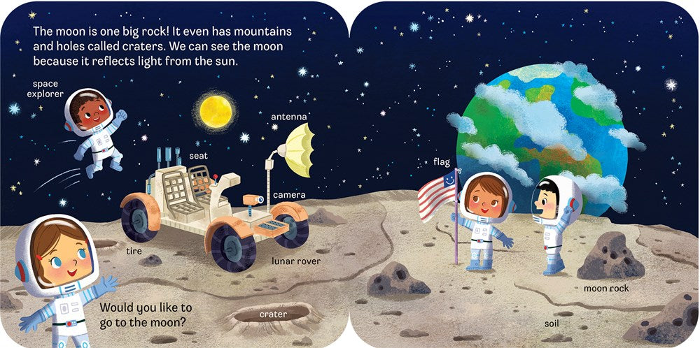 Space Peek-A-Flap Book