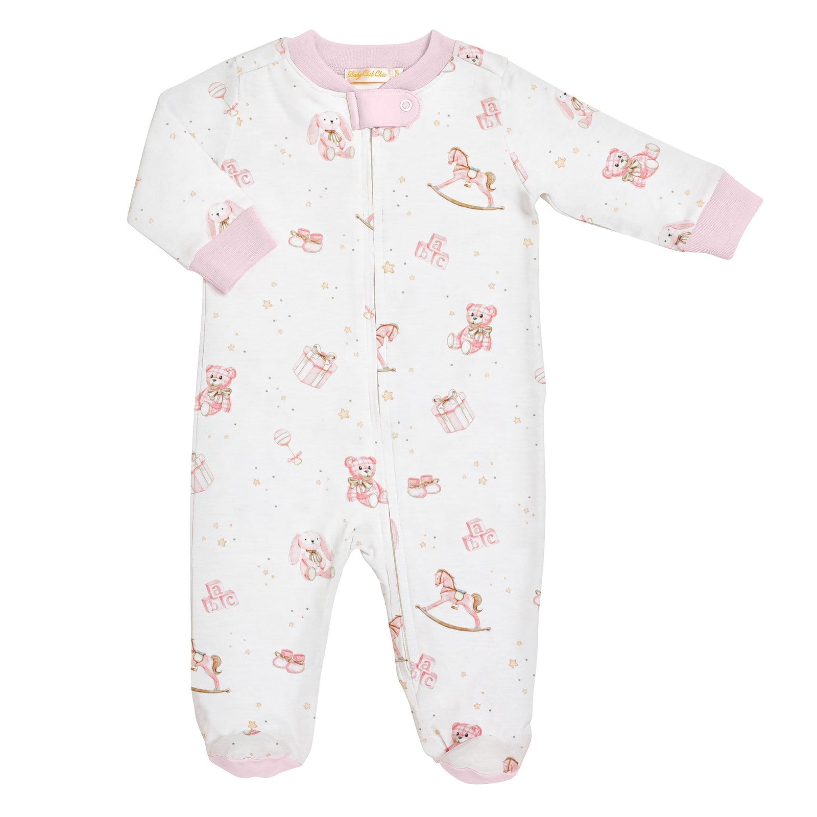 Toys - Pink, Zipped Footie