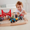 Wooden Busy City Train Rail Set