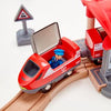 Wooden Busy City Train Rail Set