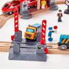 Wooden Busy City Train Rail Set