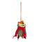 Woodland Fox with Cape & Red Scarf Hanging Decoration