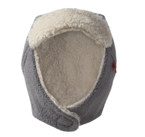 Cozie Fleece Trapper Hat, Gray
