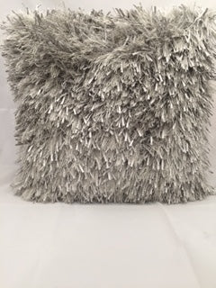 Shimmer top shag pillow