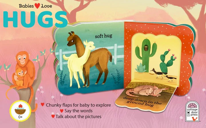 Babies Love Hugs Lift-A-Flap Book