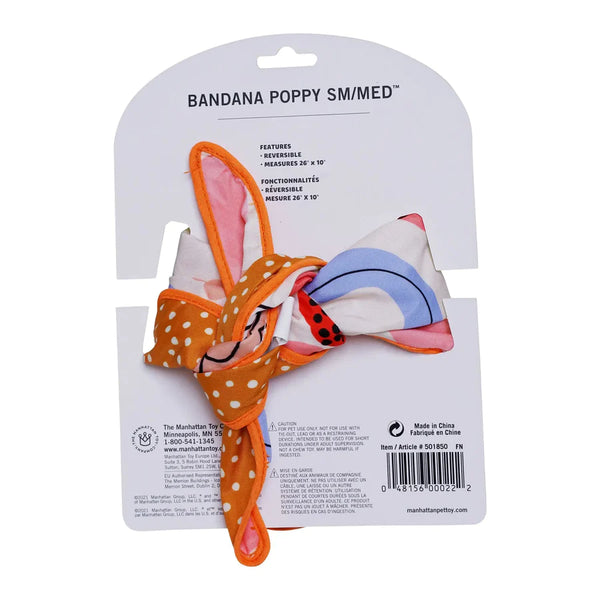 Pet Reversible Bandana, Poppy