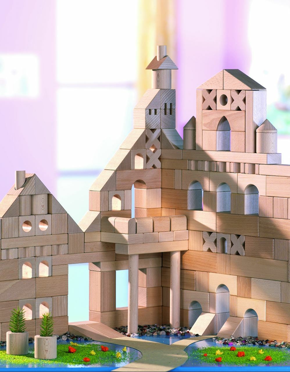 Basic Building Blocks 60 Piece Large Starter Set