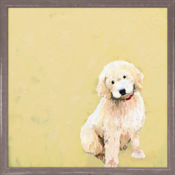 Best Friend - Golden Doodle, Mini Framed Canvas
