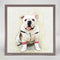 Best Friend - Luther The Bulldog, Mini Framed Canvas