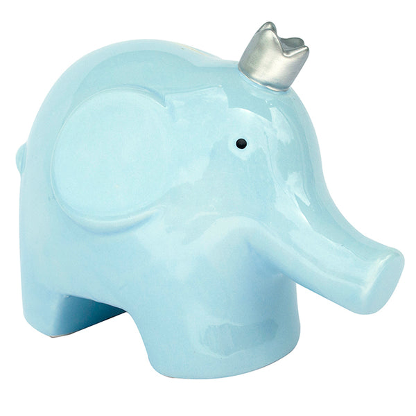 Ceramic Bank - Elephant, Blue