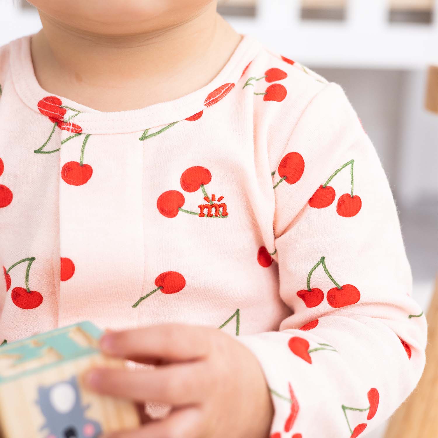 Cherry Picking Organic Cotton Magnetic Footie
