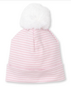 Classic Rib Stripe Pom Hat, Pink