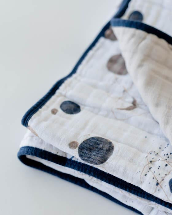 Cotton Muslin Quilt - Planetary
