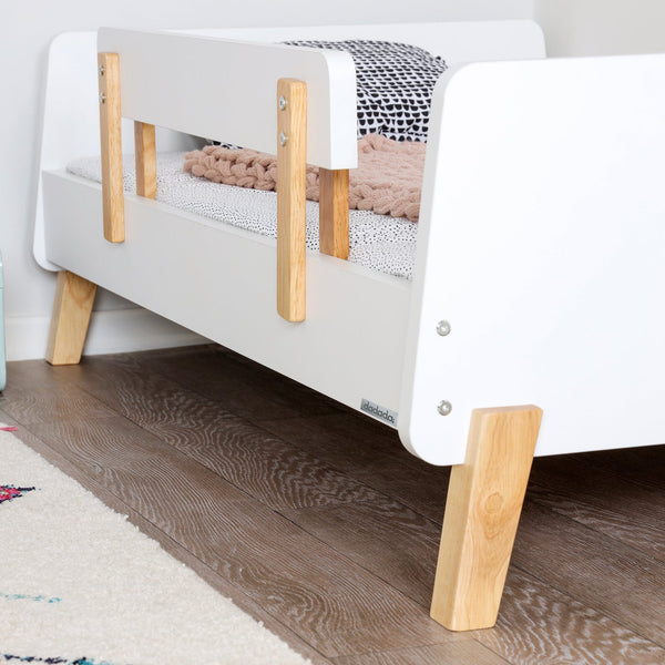 Muse Toddler Bed White/Natural