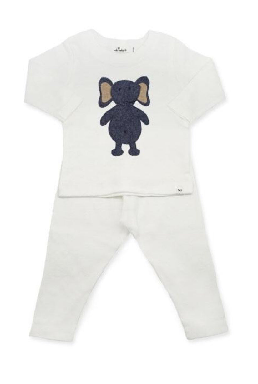 Ragdoll Navy Elephant 2PC Set