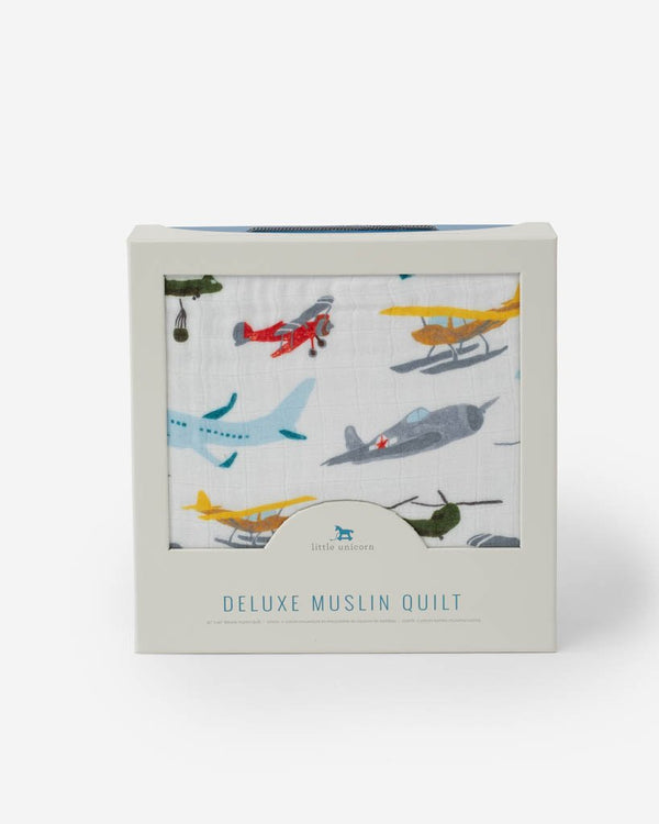 Deluxe Muslin Quilt - Air Show