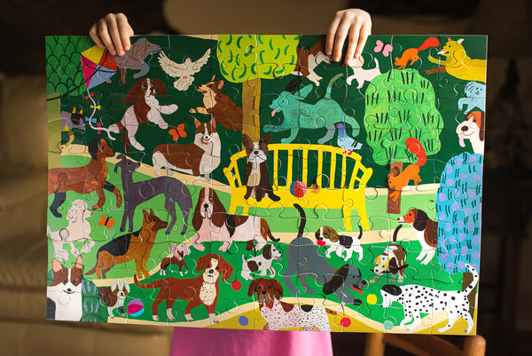 Dogs At Play 100PC Puzzle