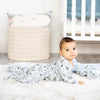 Ellie Go Lucky Organic Cotton Magnetic Footie, Blue