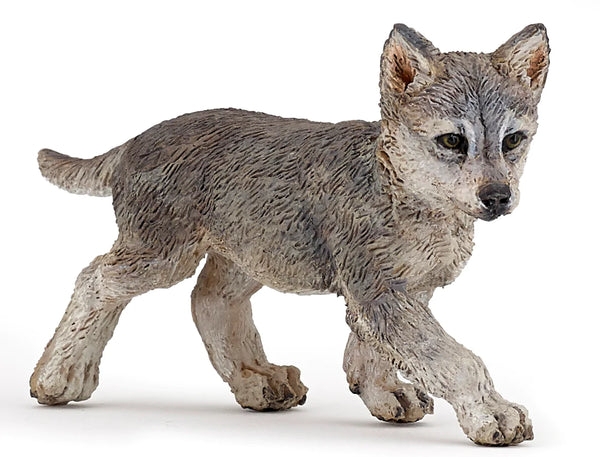 Figurine - Grey Wolf Cub
